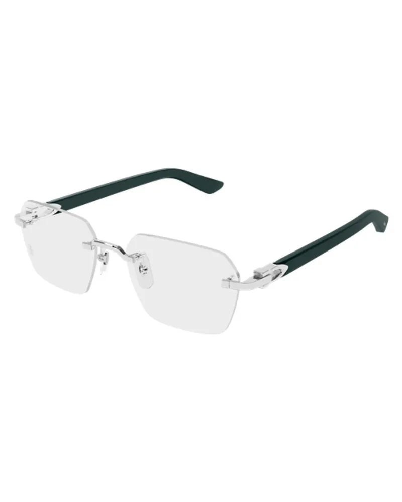 Cartier CT0623O003 Rimless Design Sunglasses — Green Green