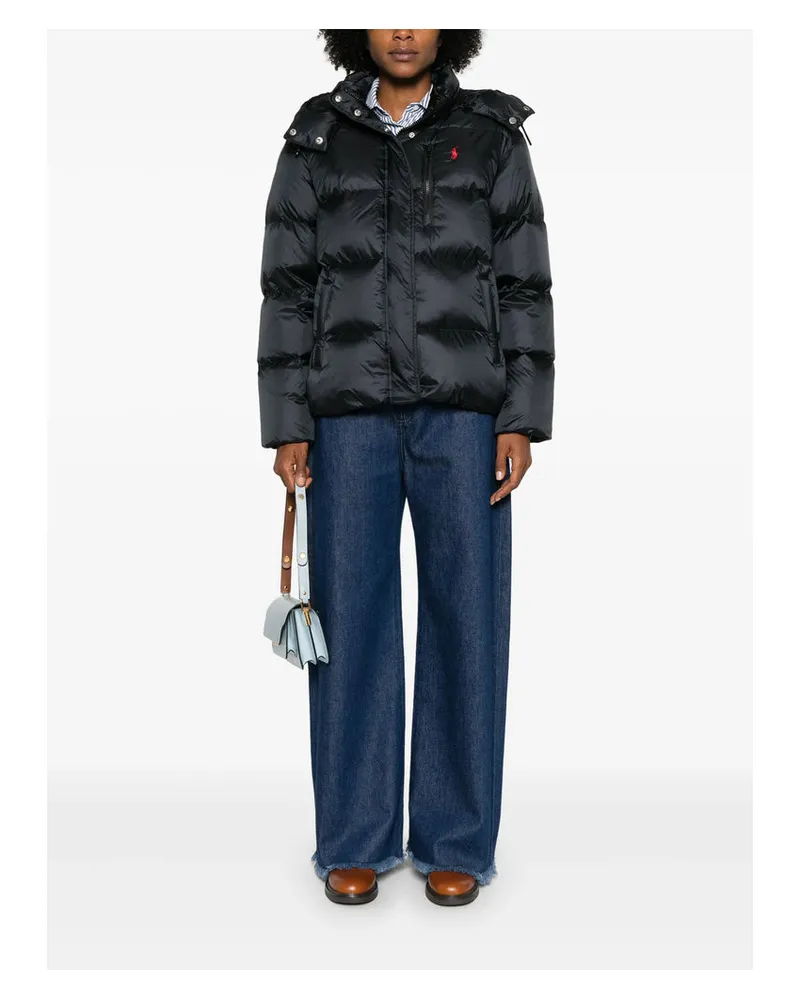 Ralph Lauren Quilted Recycled Nylon Down Jacket — Black Black
