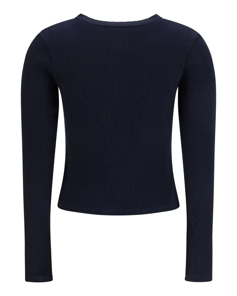 Citizens of humanity Women's Kari Long Cardigan Navy Cotton; Lyocell; Spandex Sweater Navy