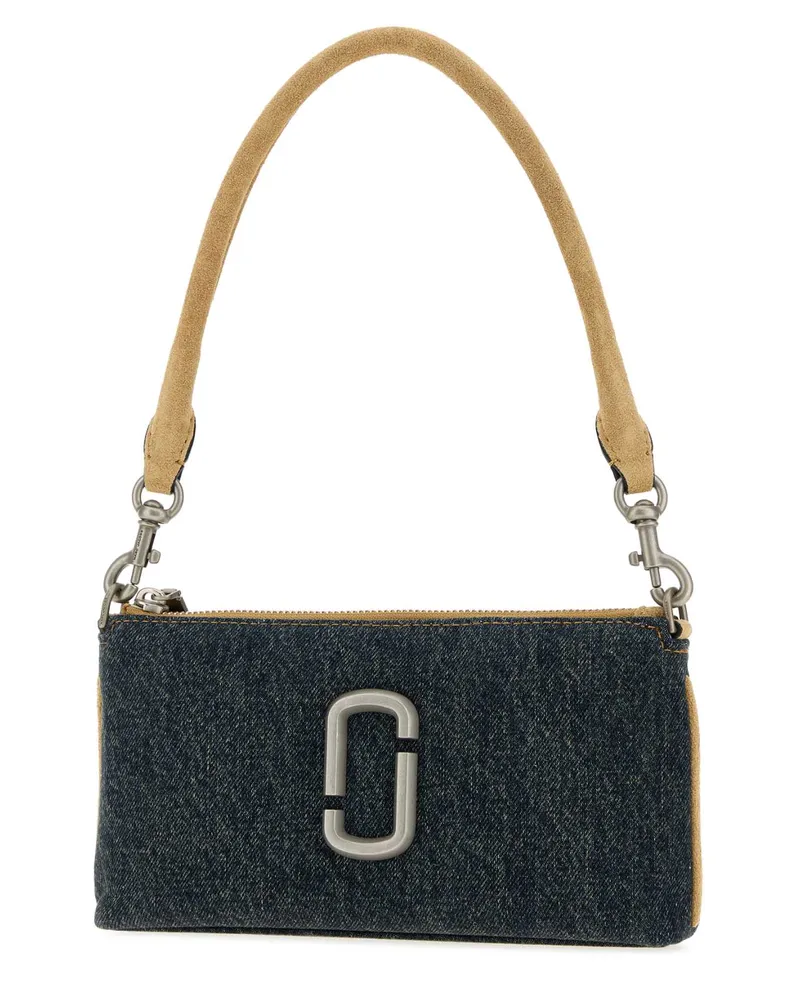 Marc Jacobs Women's Denim Shoulder Bag Darkwashindigo Borse A Mano Navy