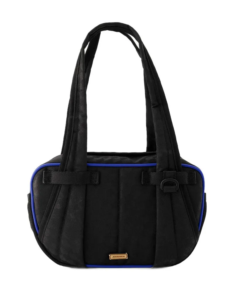 Adererror Men's Calfskin Leather Shoulder Bag Black Black
