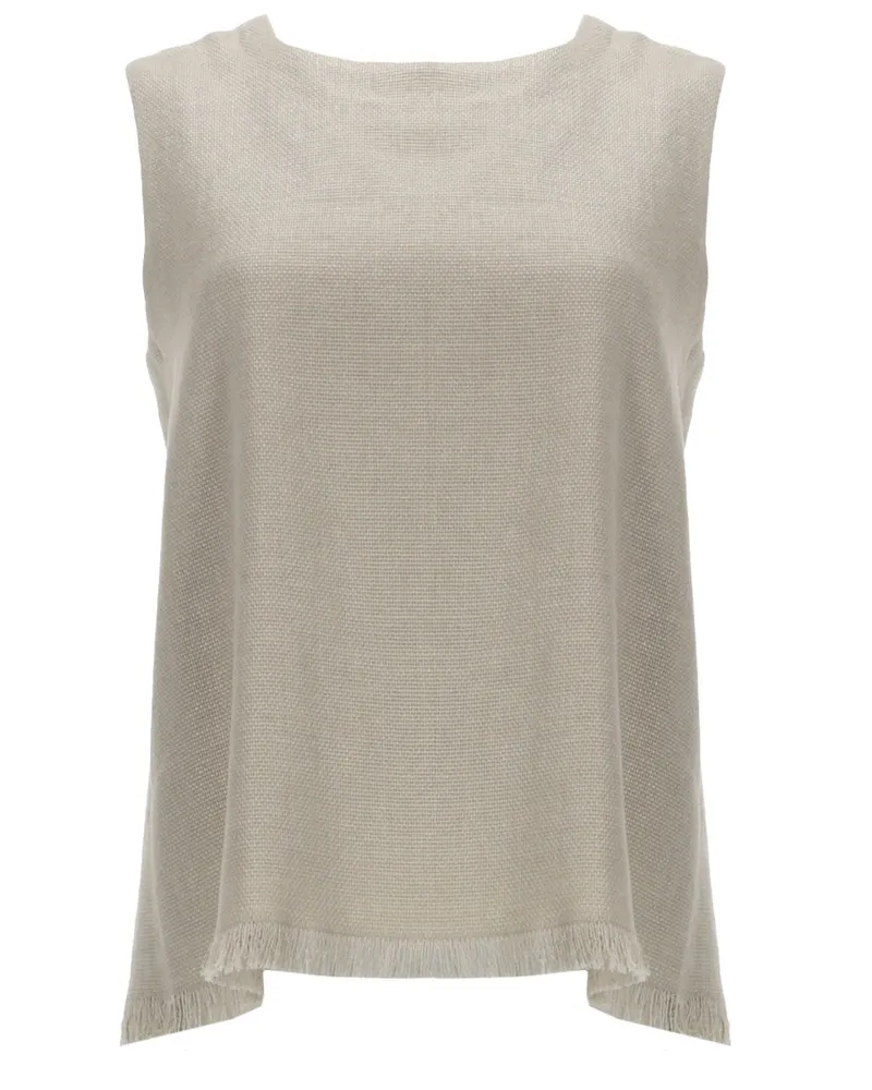 Max Mara Tank Top — Beige Beige