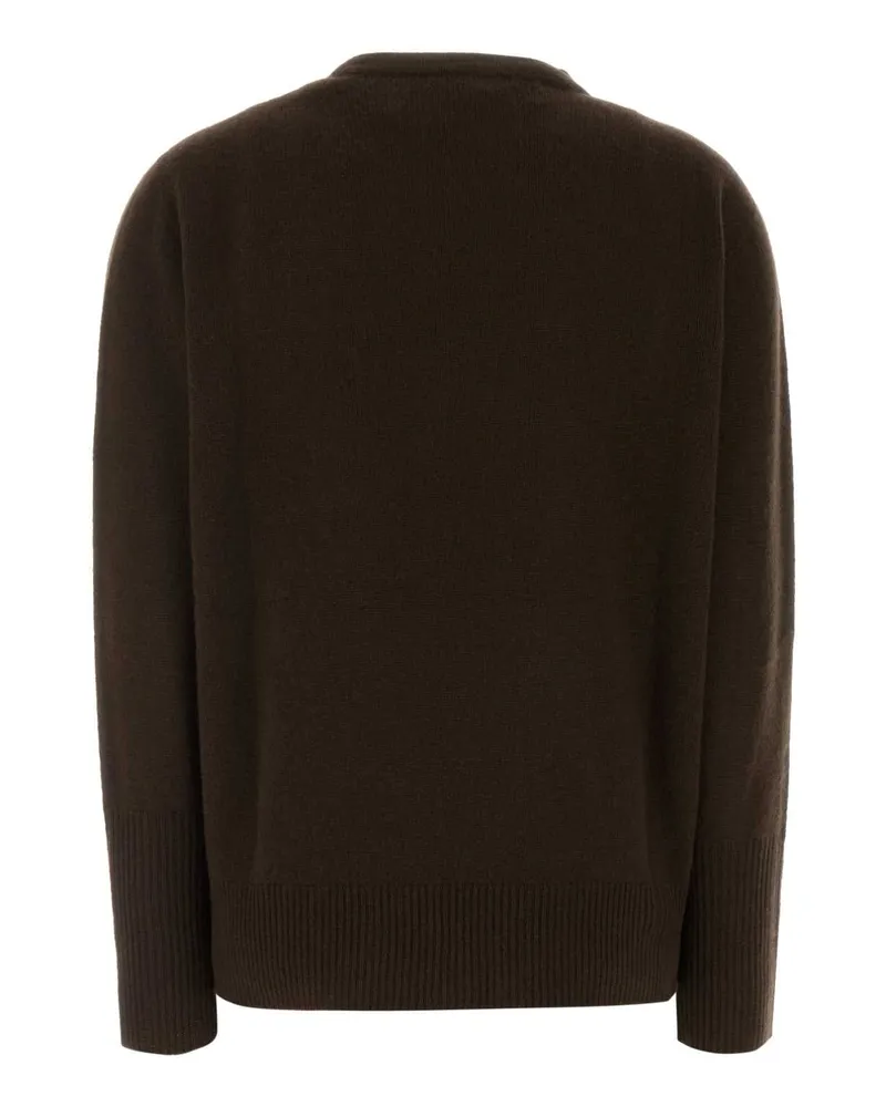 The Row Women Dark Brown Cashmere Odelle Sweater Chestnutbrown Exterior: Maglieria Brown