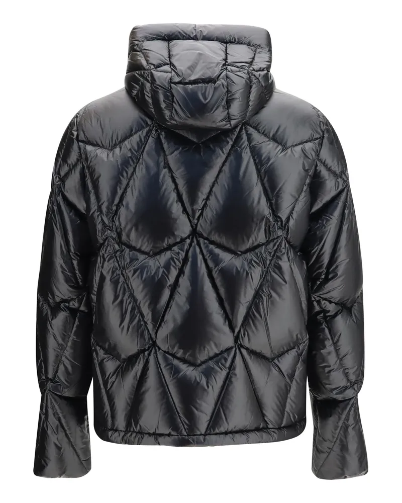 Moose Knuckles Men Quilted Iceberg Puffer Jacket Black Down Coat Black
