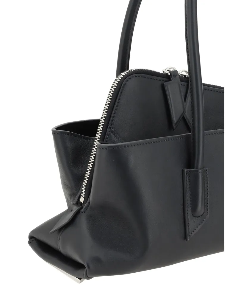 ATTICO Women's Leather Shoulder Bag La Passeggiata White Calf White