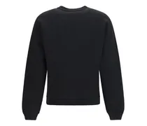 Women Tulip Cotton Sweatshirt Black Sweatshirts Sweater