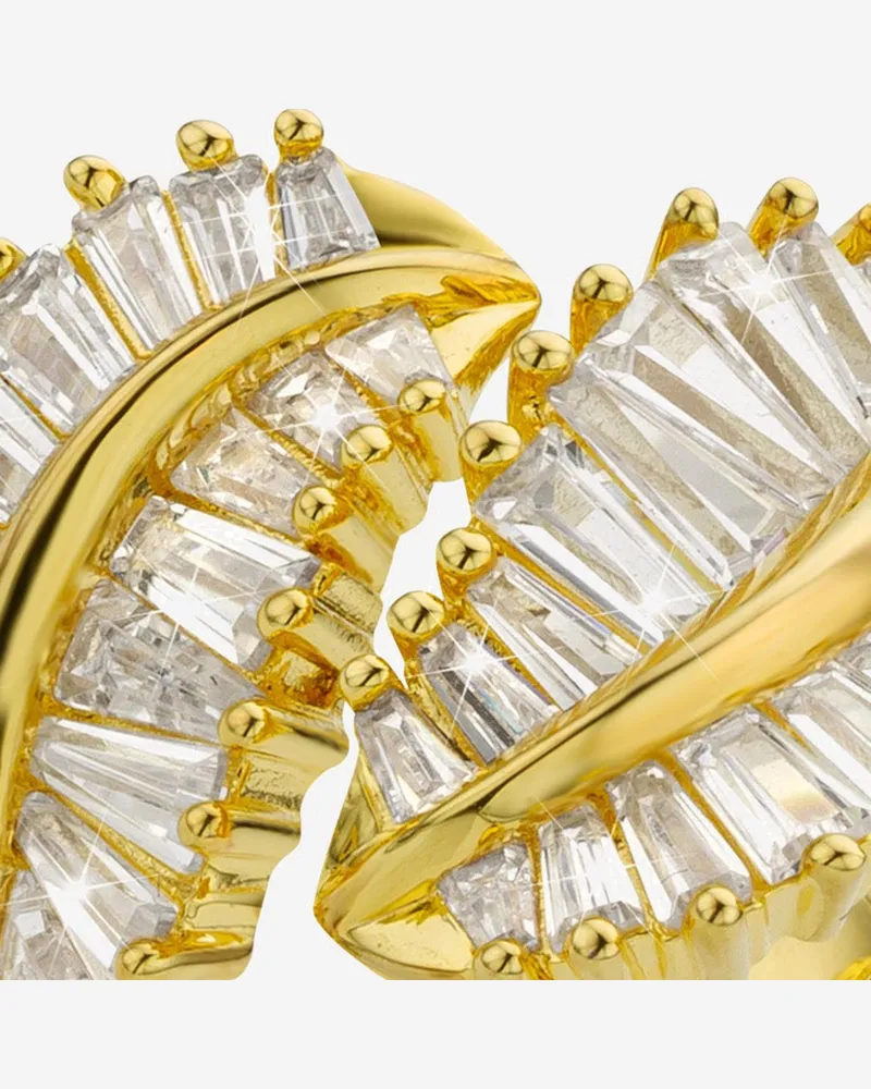 MYA BAY Women's Ring Leaves Gold Brass Gold