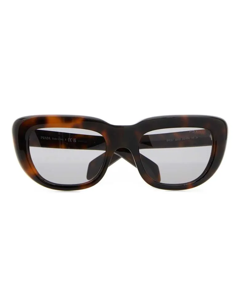 Prada Tortoiseshell Acetate Sunglasses — Brown Brown