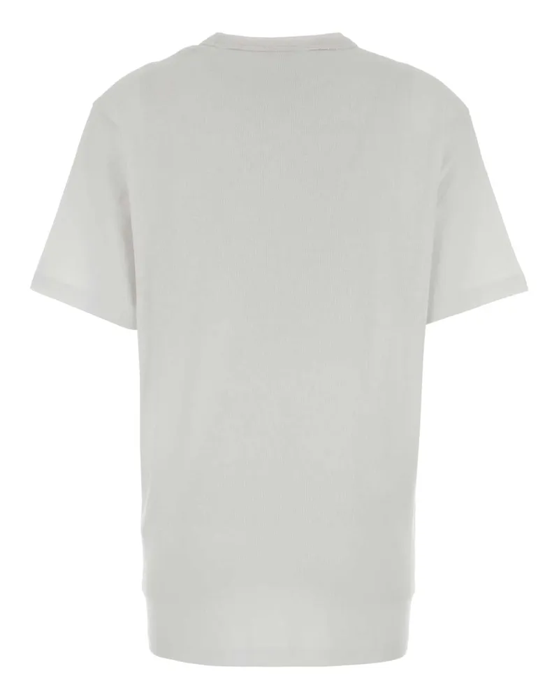 Kenzo Women's White Cotton T-Shirt Exterior White