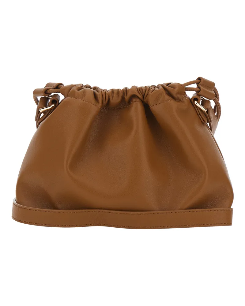 A.P.C. Women's Crossbody Bag Ninon Mini Brown Polyurethane Shoulder Brown