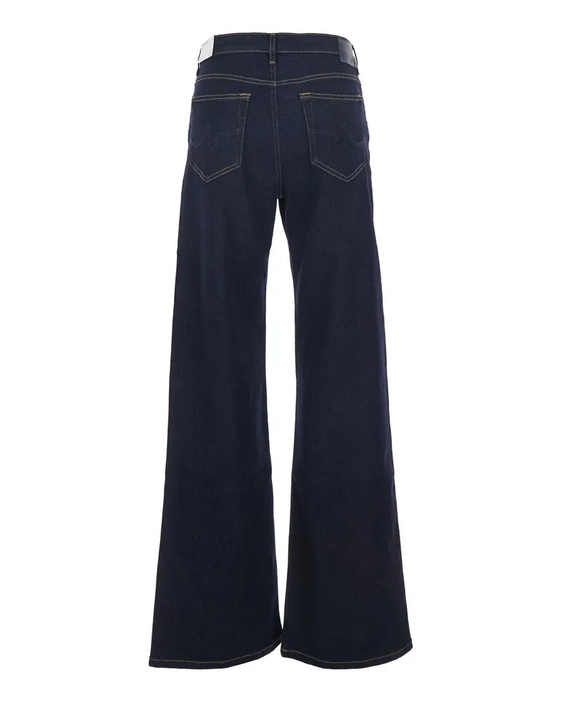 Adriano Goldschmied Women's Wide Leg Jeans Blue Denim Cotton Blue