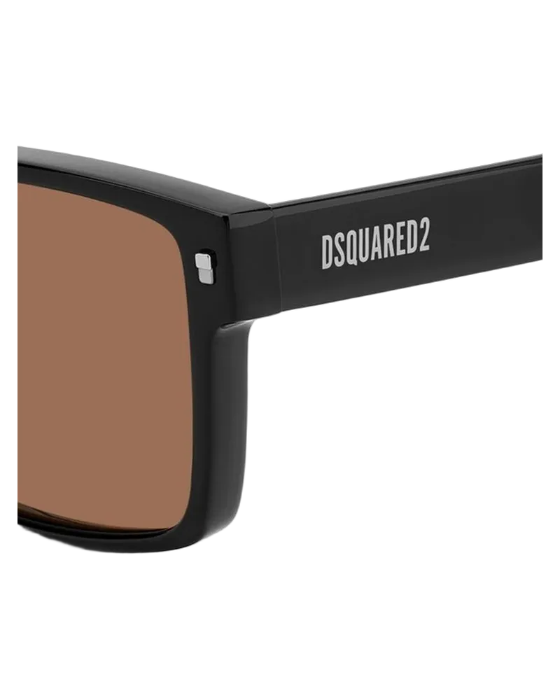 Dsquared2 Men's Sunglasses Black Acetate Black