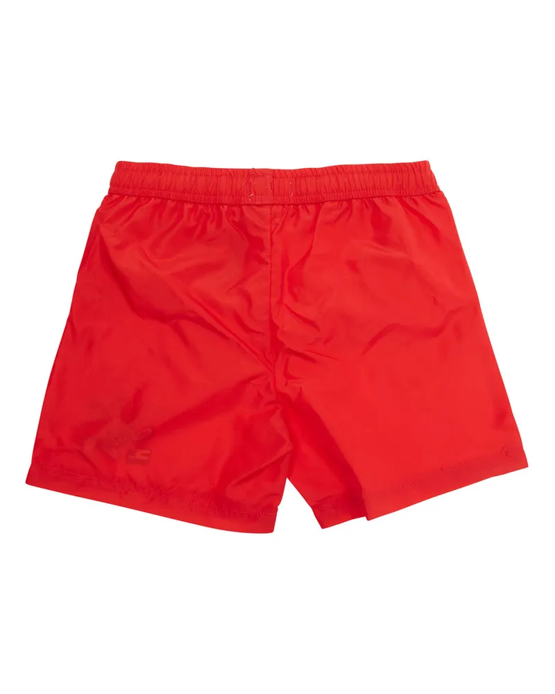 Moschino Boys' Swim Shorts Red Polyester & Trunks Red