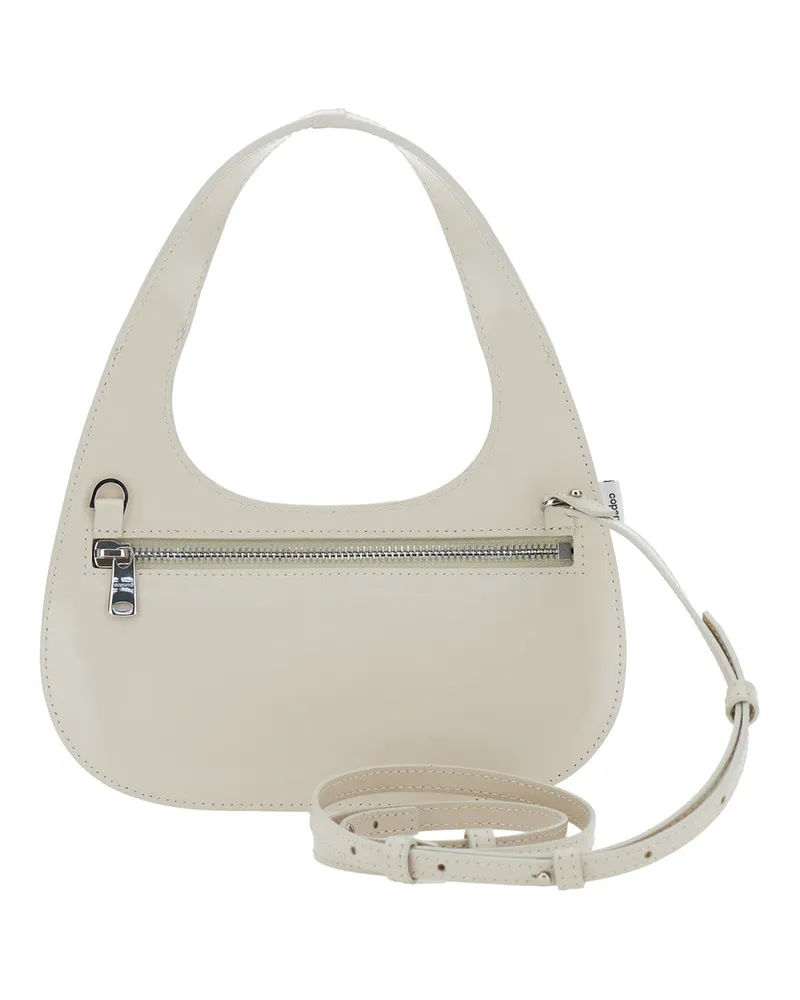 COPERNI Women's Shoulder Bag Slim Swipe Phone Baguette Beige Cowhide Leather Beige