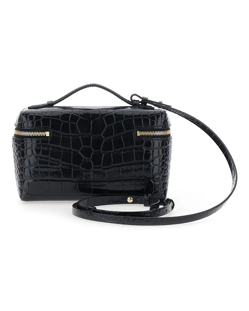 Victoria Beckham Women's Crossbody Bag Black Patent Leather Calf Shoulder Black