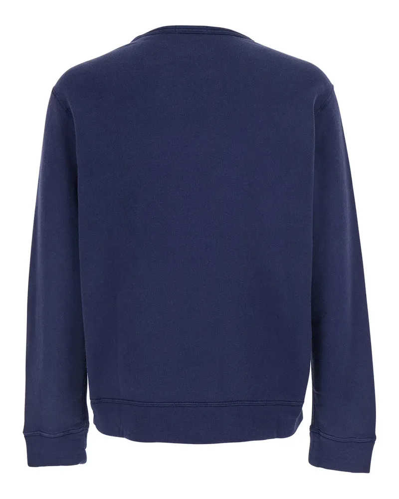 Ralph Lauren Men's Sweatshirt Crewneck Blue Cotton Sweatshirts Sweater 