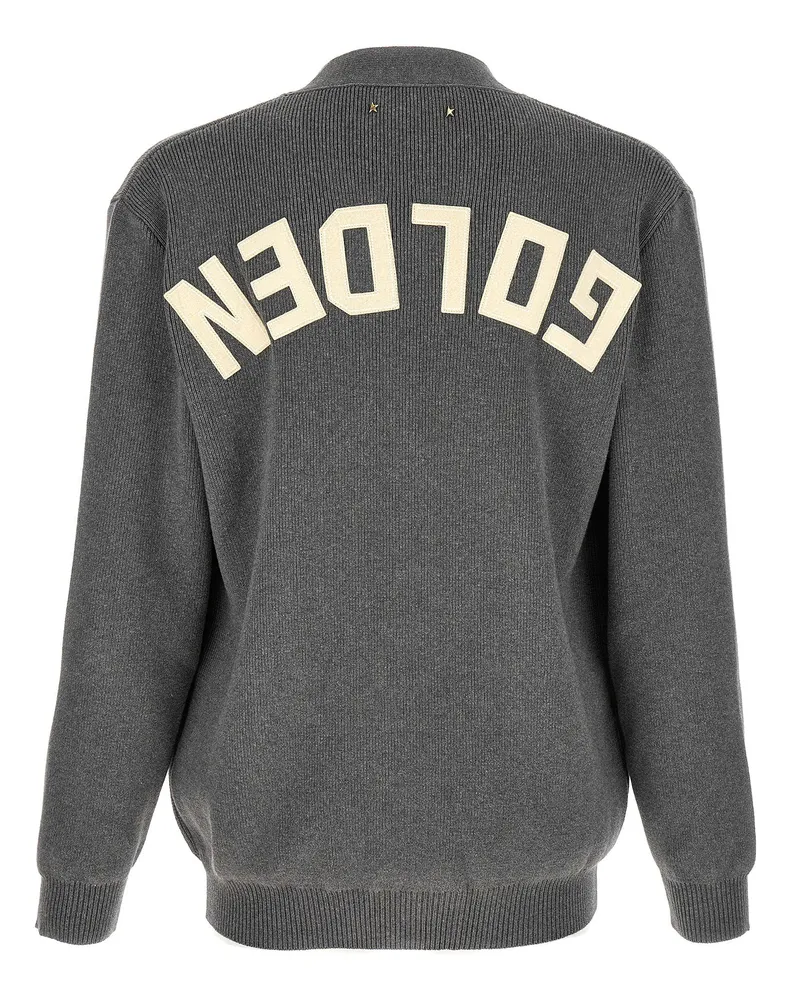 Golden Goose Cotton Knit Cardigan — gray Gray