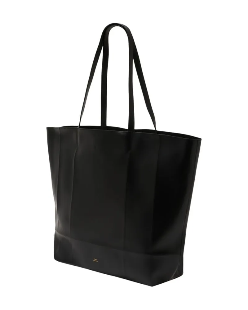 Totême Women's Roam Shopper Bag Leather Black Calfskin Totes-shopping-bags Black