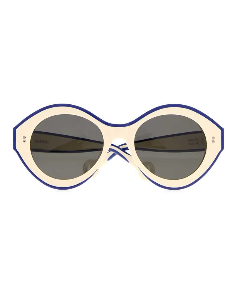 J.W.Anderson JWA07-BUMPER Two-Tone Acetate Sunglasses — Multicolor Multicolor