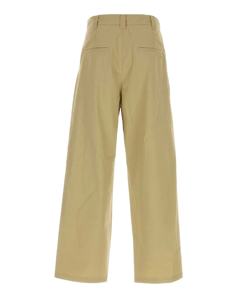 A.P.C. Men's Khaki Cotton Ricky Pant Beigefonce Exterior: Pantaloni Trousers Beige