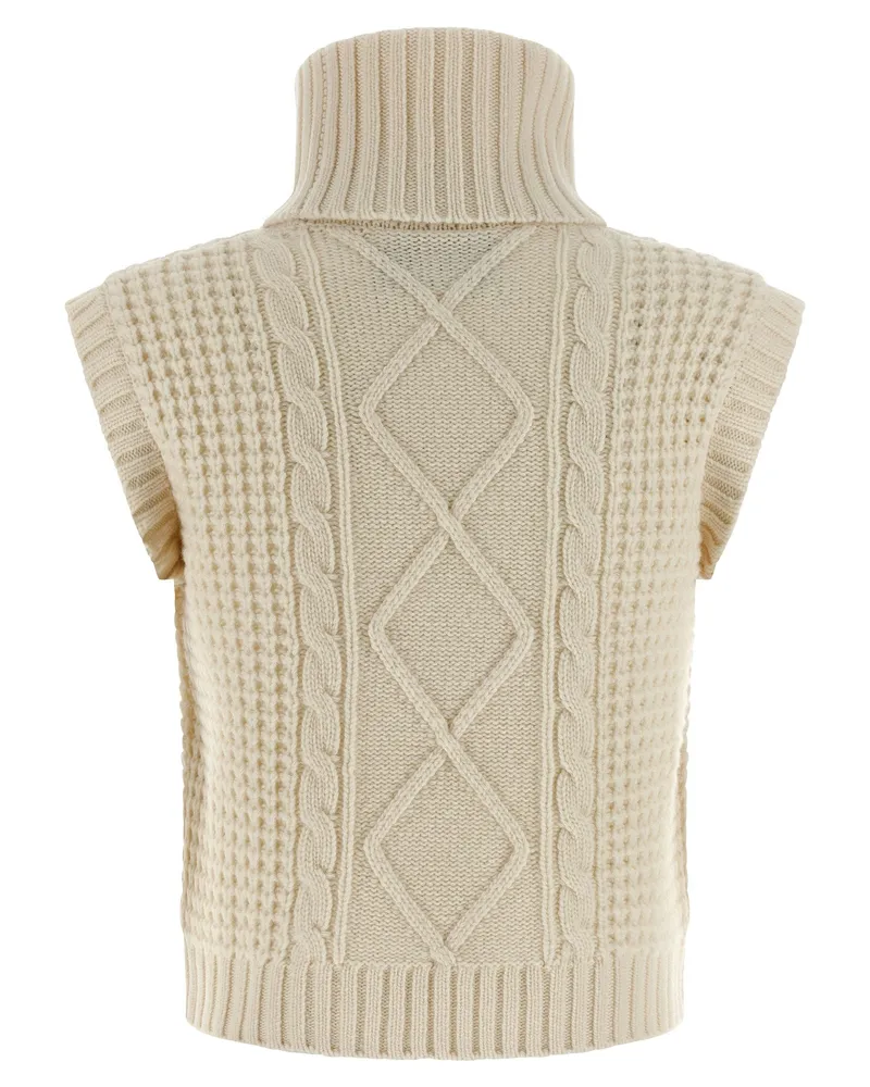 Perfect Moment Crystal Vest — Cream Cream