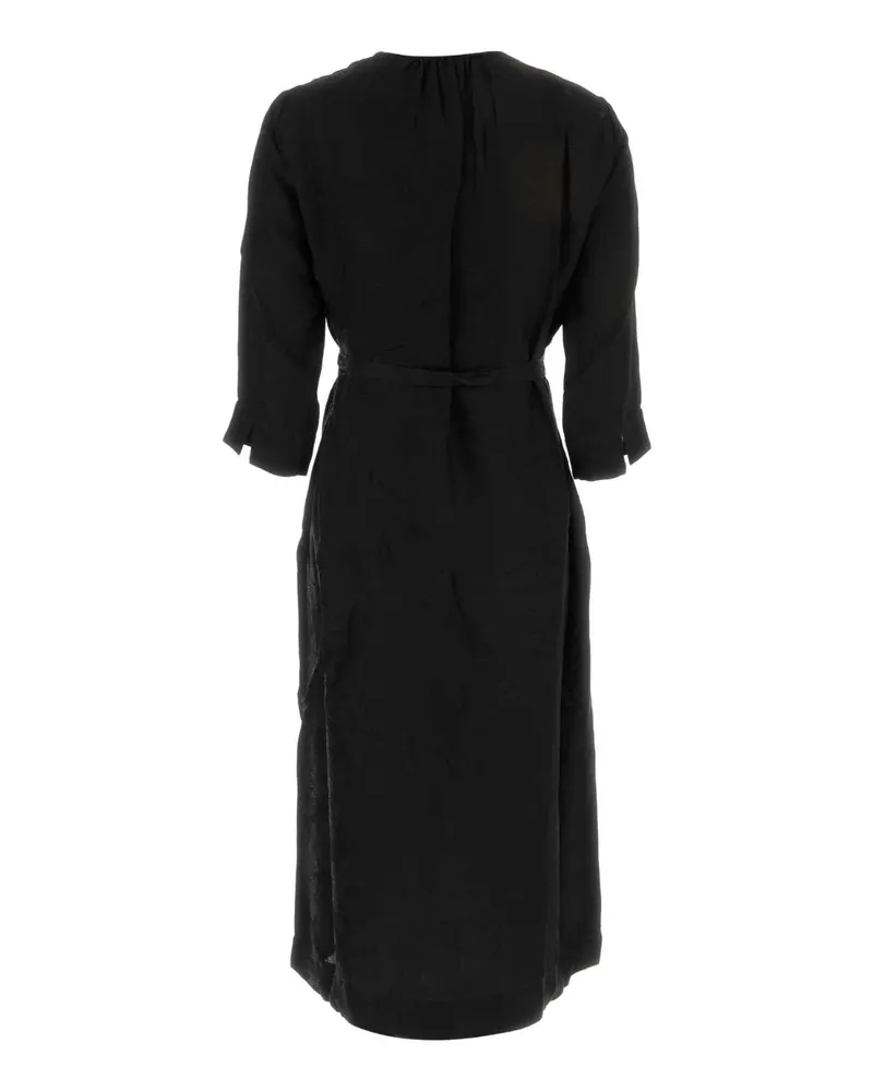 Uma Wang Women's Black Viscose Blend Anthea Dress Exterior: Cupro Abiti Black