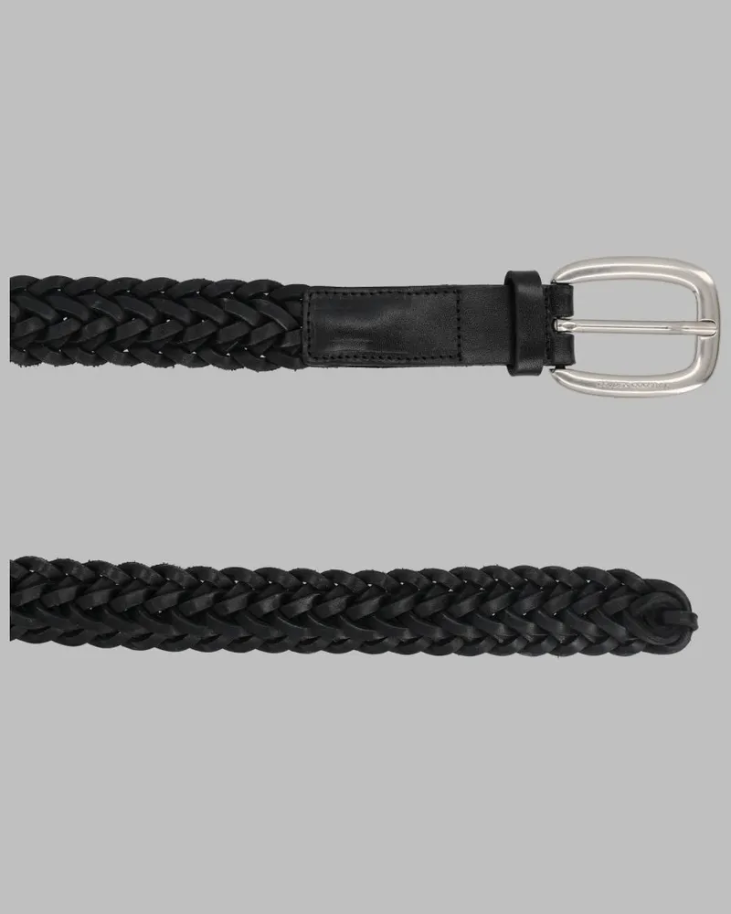 Golden Goose Houston Belt — Black Black