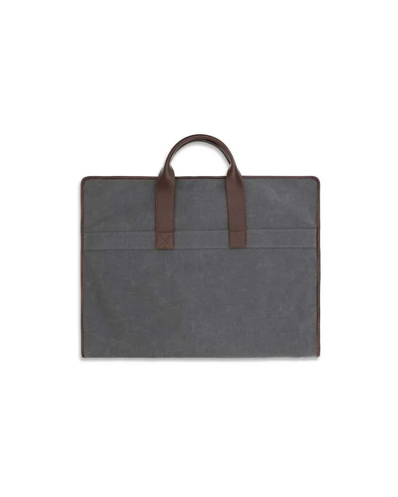 Brunello Cucinelli Men's Gray Polyester Accessories Gray