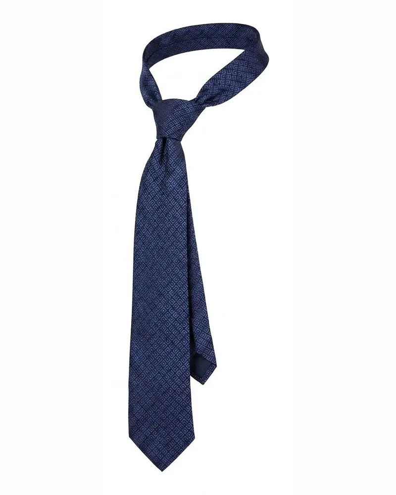 Givenchy Men's Blue Silk Tie Navy