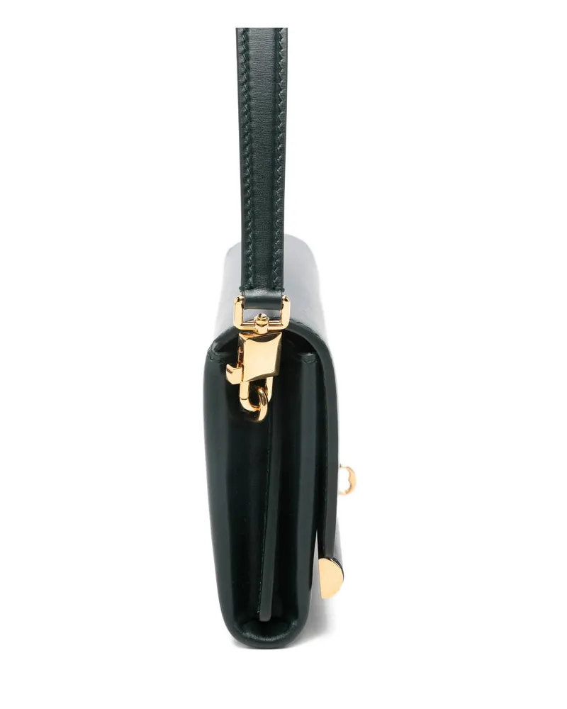 Dolce & Gabbana Calfskin Leather Top Handle Bag — Green Green