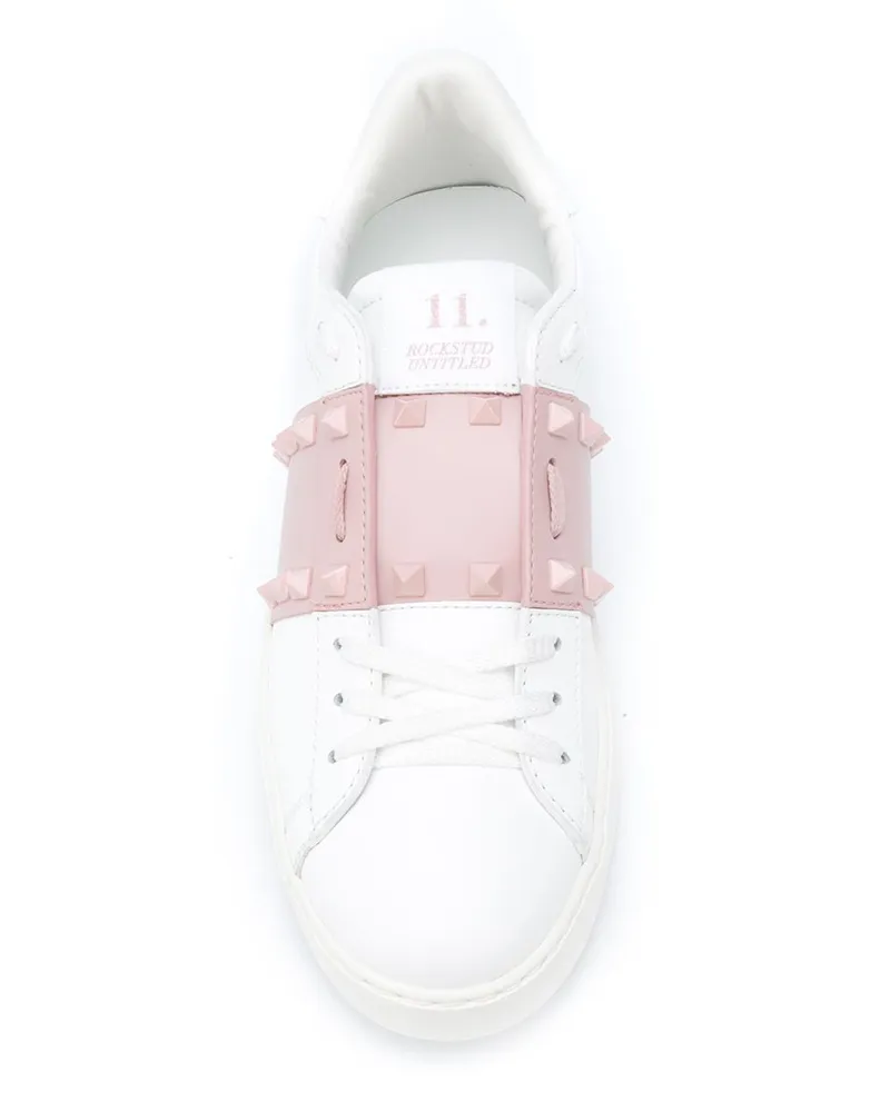 Valentino Garavani Rockstud Untitled Sneakers — White White
