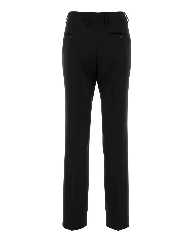 Prada Women's Black Wool Pant Nero Pantaloni Black