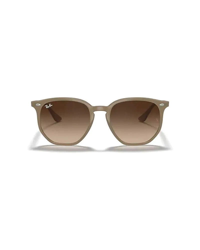Ray Ban Unisex Sunglasses Beige Injected Eyewear Beige