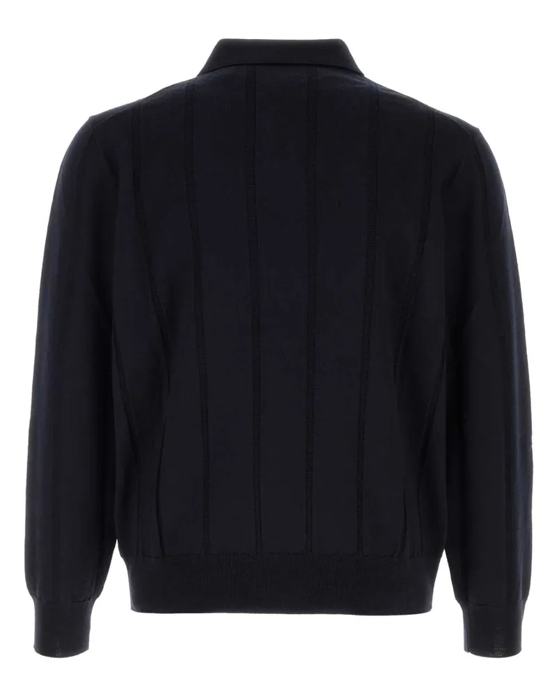 Canali Half Sweater — Navy Navy