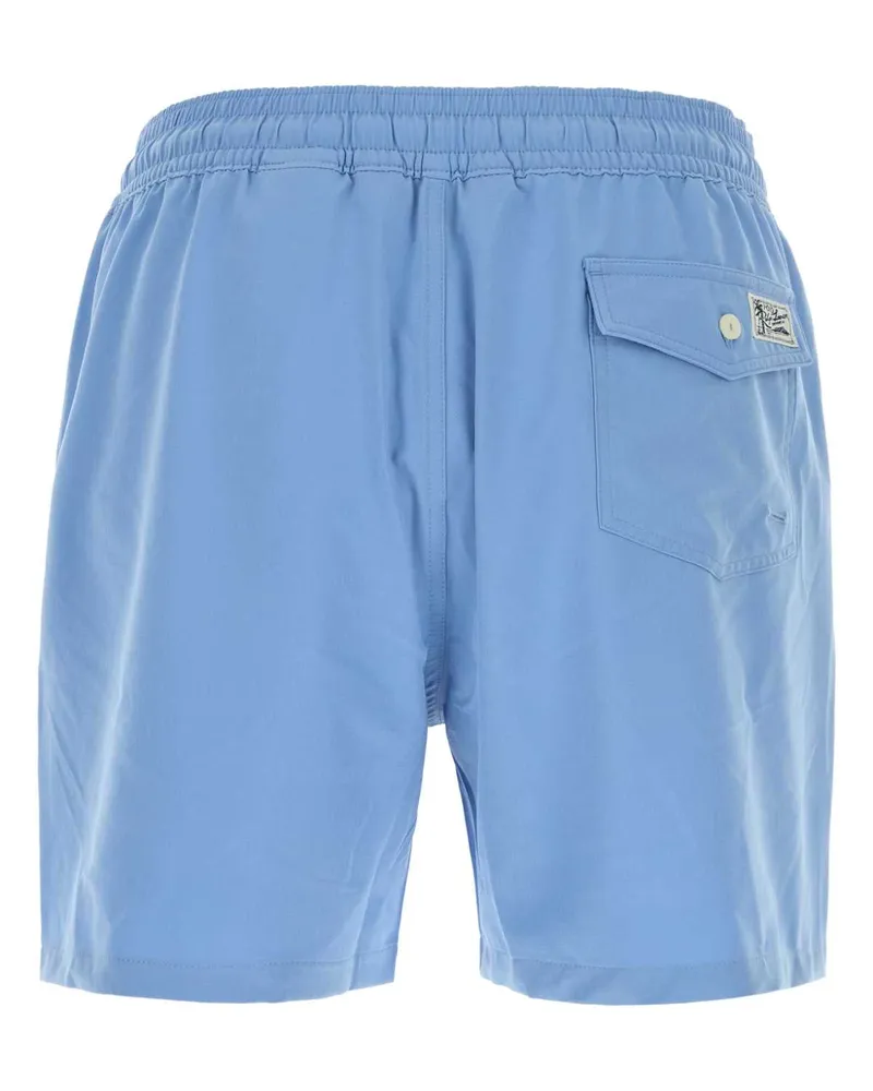 Ralph Lauren Men's Light-Blue Stretch Polyester Swimming Shorts Bristolbluewc1750 Costumi Da Bagno Swimwear Blue