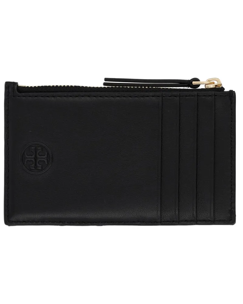 Tory Burch Fleming Wallet — Black Black