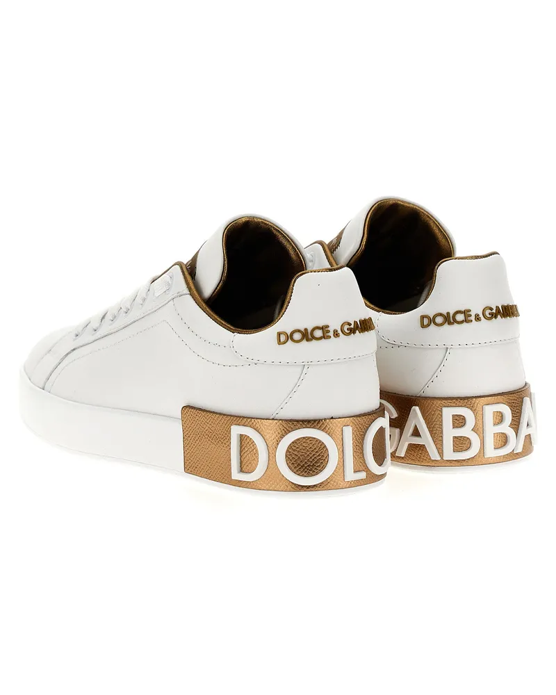 Dolce & Gabbana Portofino Sneaker — White White