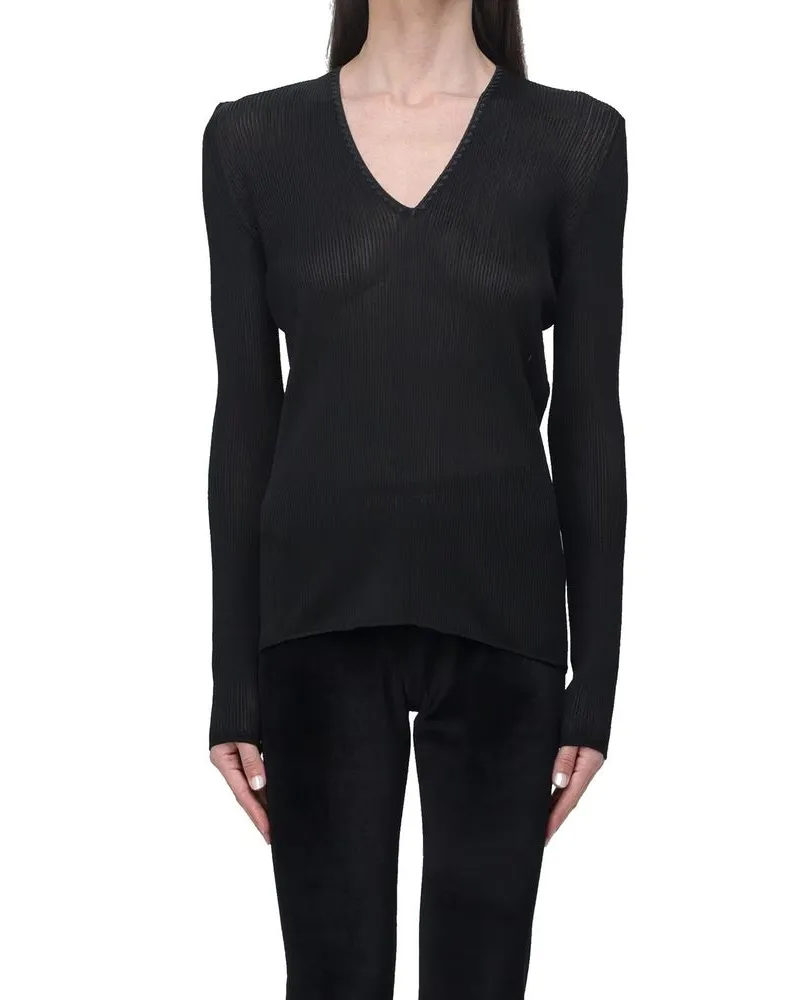 Tom Ford Women's Black Polyamide Tank Tops Black