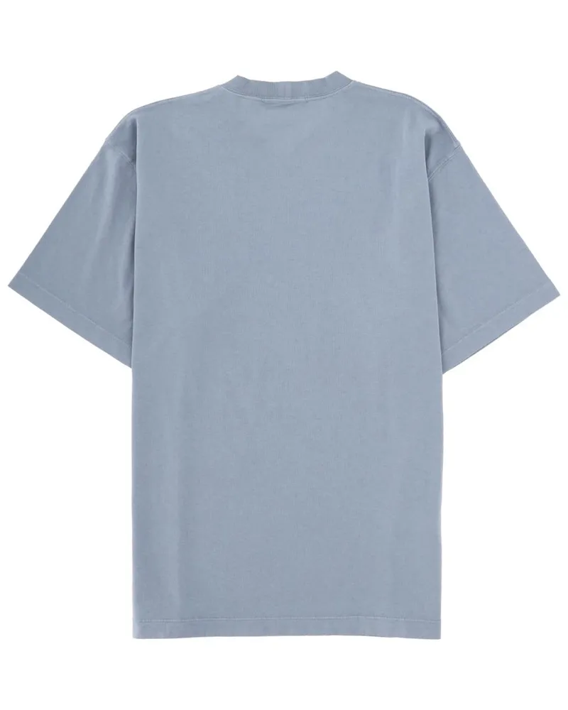 Stone Island Logo Patch T-Shirt — Blue Blue