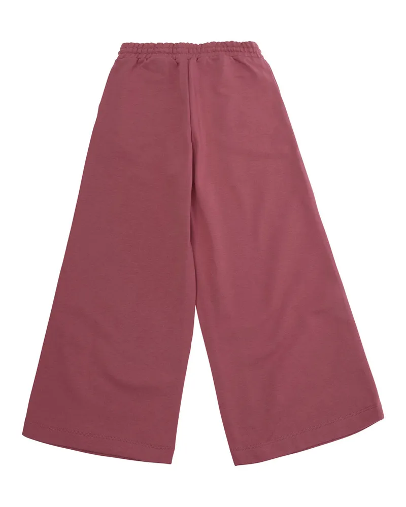 Marni Girls' Pants Pink Cotton Trousers Pink