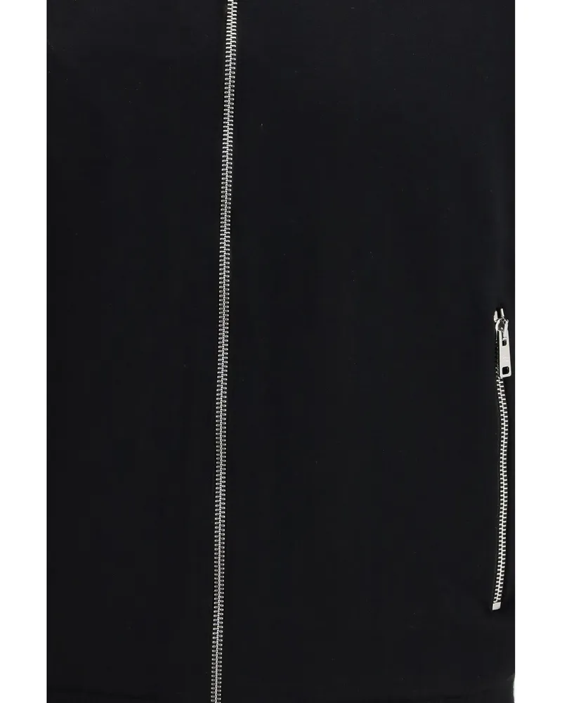 Prada Men's Jacket Reversible Wool & Re-Nylon Black Black