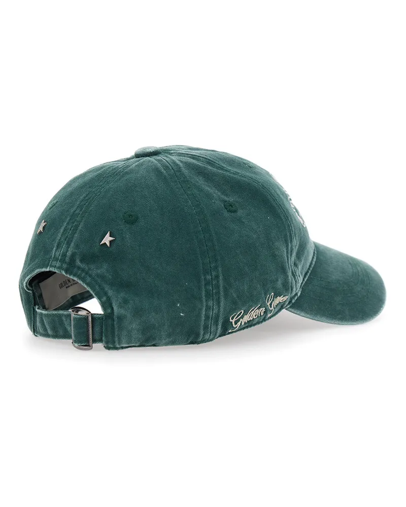 Golden Goose GUP02837 Baseball Cap — Green Green