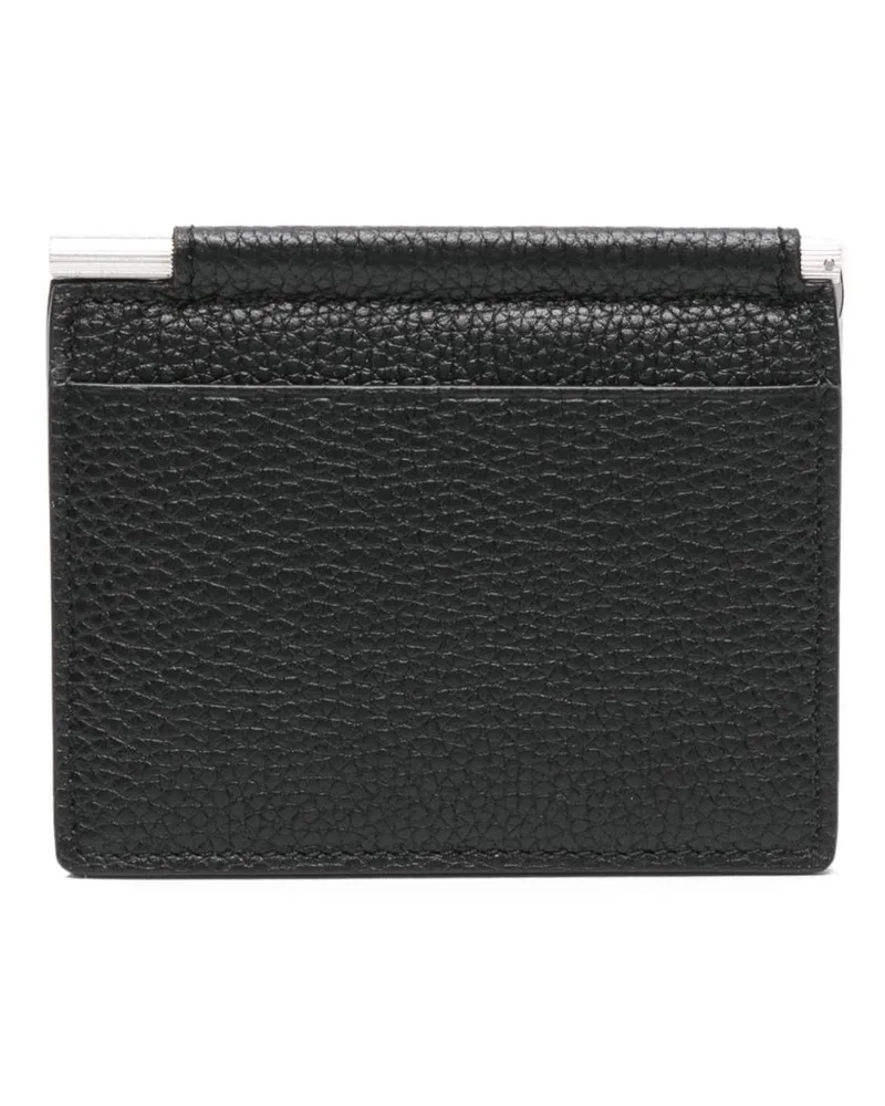 Tom Ford Men's Bi-Fold Card Holder Black Leather Calfskin Wallets & Cardholders Black