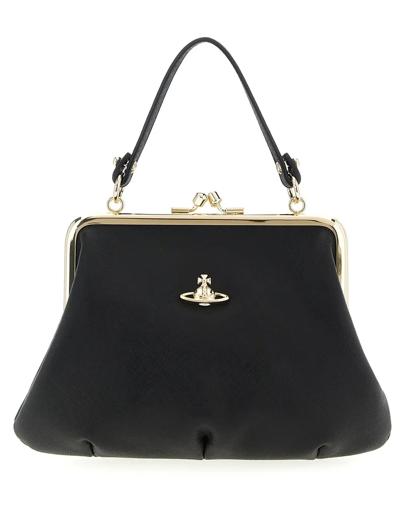 Vivienne Westwood Women's Top Handle Bag Black Cow Leather Black