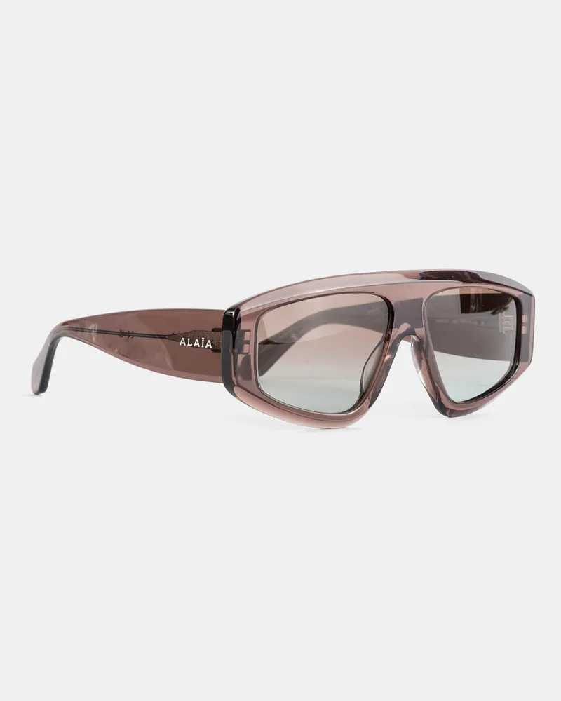 Alaïa Women's Azzedine Brown Acetate Sunglasses Brown
