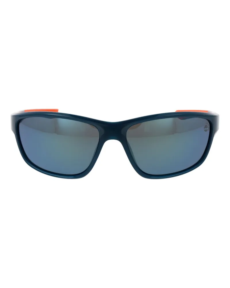 Timberland TI-1066469 Polarized Mirrored Sport Sunglasses — Blue Blue