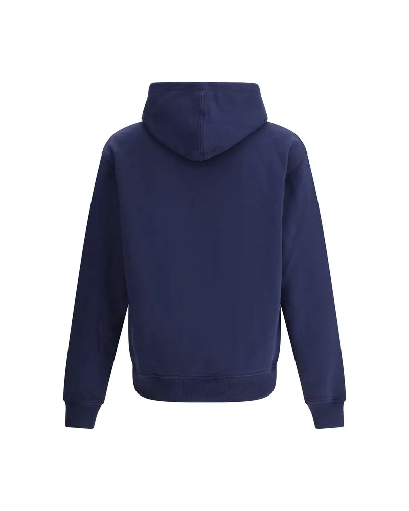 AMI Paris Men's Blue Cotton Sweatshirt Clothing Blue