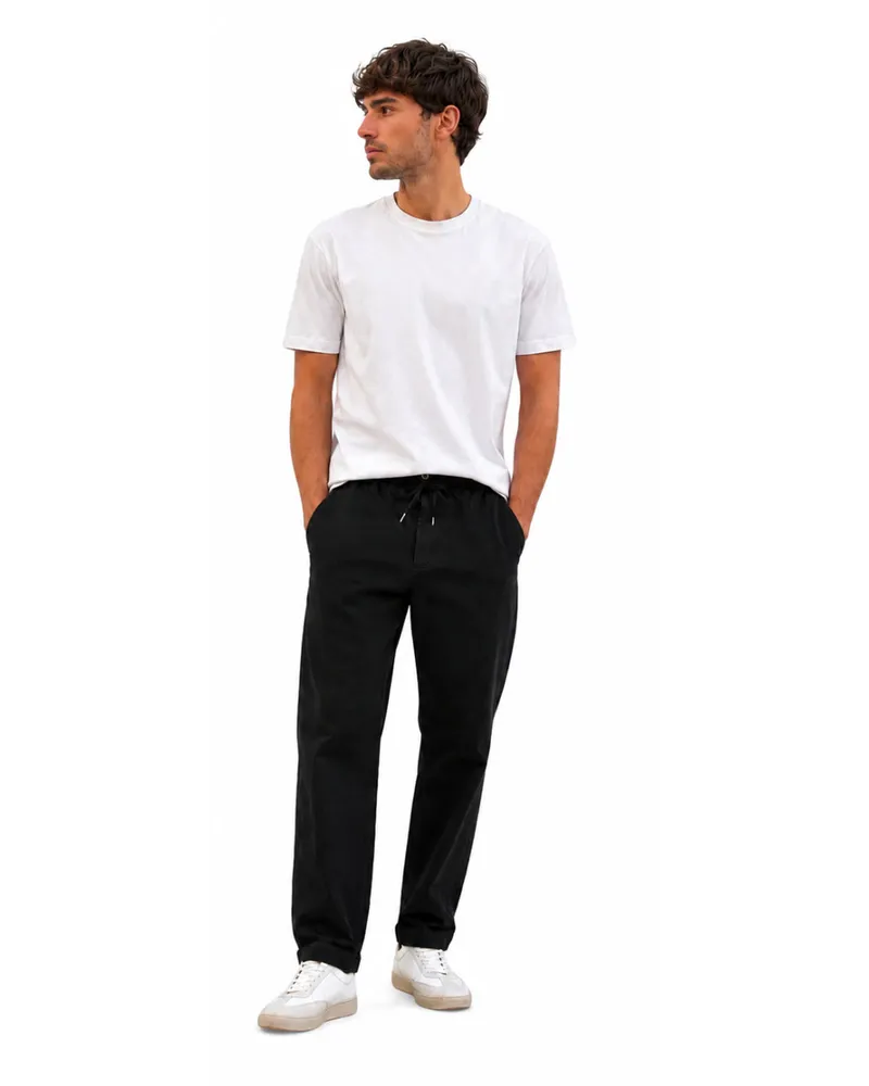 Vilebrequin Men's Trousers Cotton Black Black