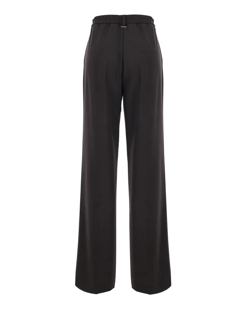 Twin-Set Tech Fabric Trousers — Brown Brown