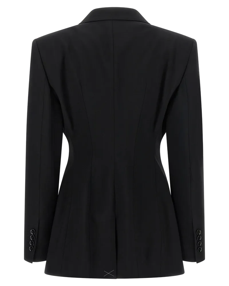 Dolce & Gabbana Virgin Wool Blazer — Black Black